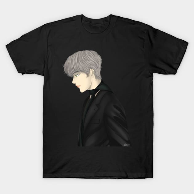 Black T-Shirt by sokileri999